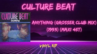 Culture Beat - Anything (Grosser Club Mix) (1993) (Maxi 45T)