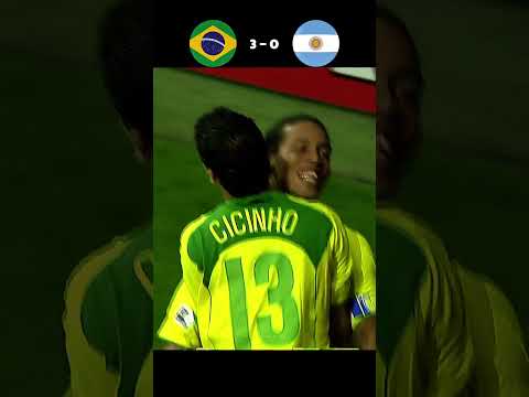 BRASIL HUMILHANDO ARGENTINA NA FINAL DE 2005