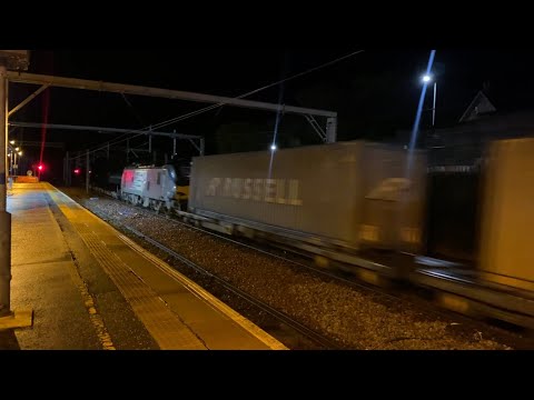 *RARE* Two Freight Trains/Workings In The One Consist! | 4S44 & 4S10 At Carstairs 15/10/22