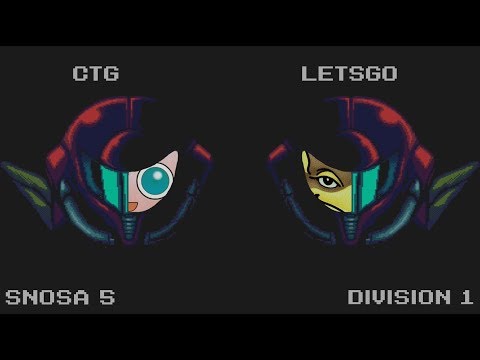 SNOSA 5 - CTG (Jigglypuff) Vs. LETSGO (Fox) Super Smash Bros. Division 1