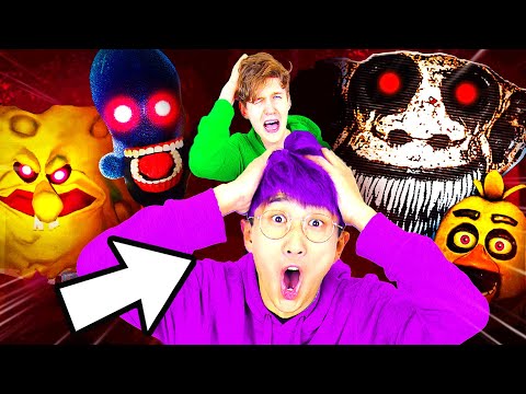 Can We Survive HOUSE OF HORRORS IN REAL LIFE!? (LANKYBOX REACTION!)