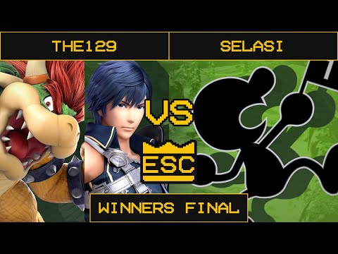 ESC 28 Smash Ultimate Winners Final - The129 (Bowser, Chrom) Vs. Selasi (Mr. Game & Watch)