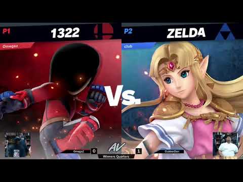 SSBU @ Battlegrounds - Winners Quarters: OmegaZ (Mii Brawler) vs ClubberDan (Zelda)