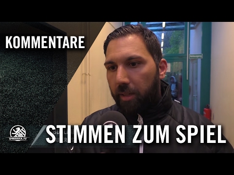 Die Stimmen zum Spiel (Füchse Berlin Reinickendorf - BSV Hürtürkel, U17 B-Junioren, Landesliga)