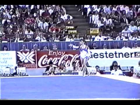3rd Team ROM Christina Bontas FX - 1991 World Gymnastics Championships 9.962