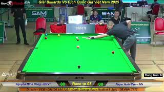 Minh Đẳng - Phạm Hoài Nam | Trận đánh để Đời Snooker Việt Nam | Giải Vô Địch Quốc Gia Vòng 1 - 2025