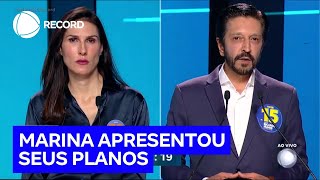 Marina Helena questiona Marçal sobre propostas para redução de impostos na cidade de São Paulo