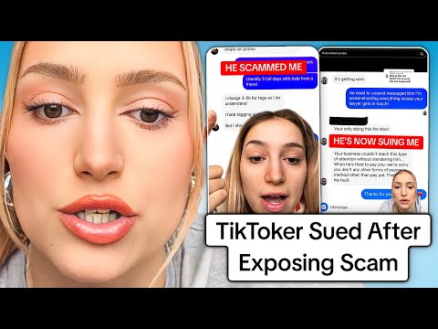TikToker Sued After Exposing Scam