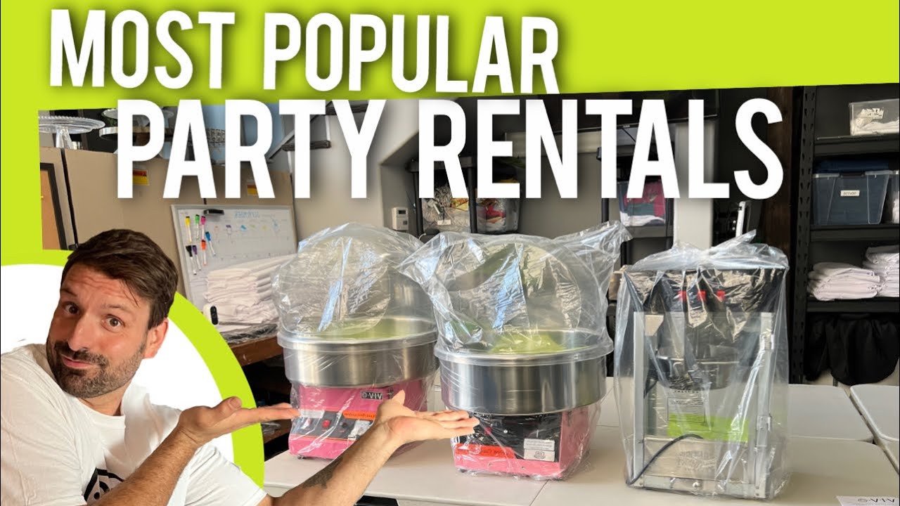 What Are The Most Popular Party Rental Items?