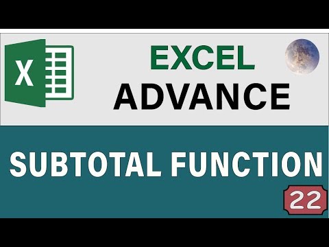 SUBTOTAL Function In Excel: Avoid Double Counting Using Subtotal Formula 👉 Advance Excel Trick 2020 Video