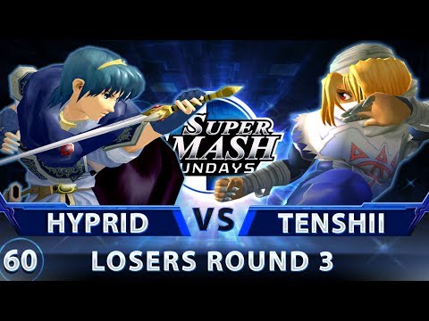 SSS 60 - Hyprid (Marth) vs. Tenshii (Sheik) - SSBM LR3 - Smash Melee