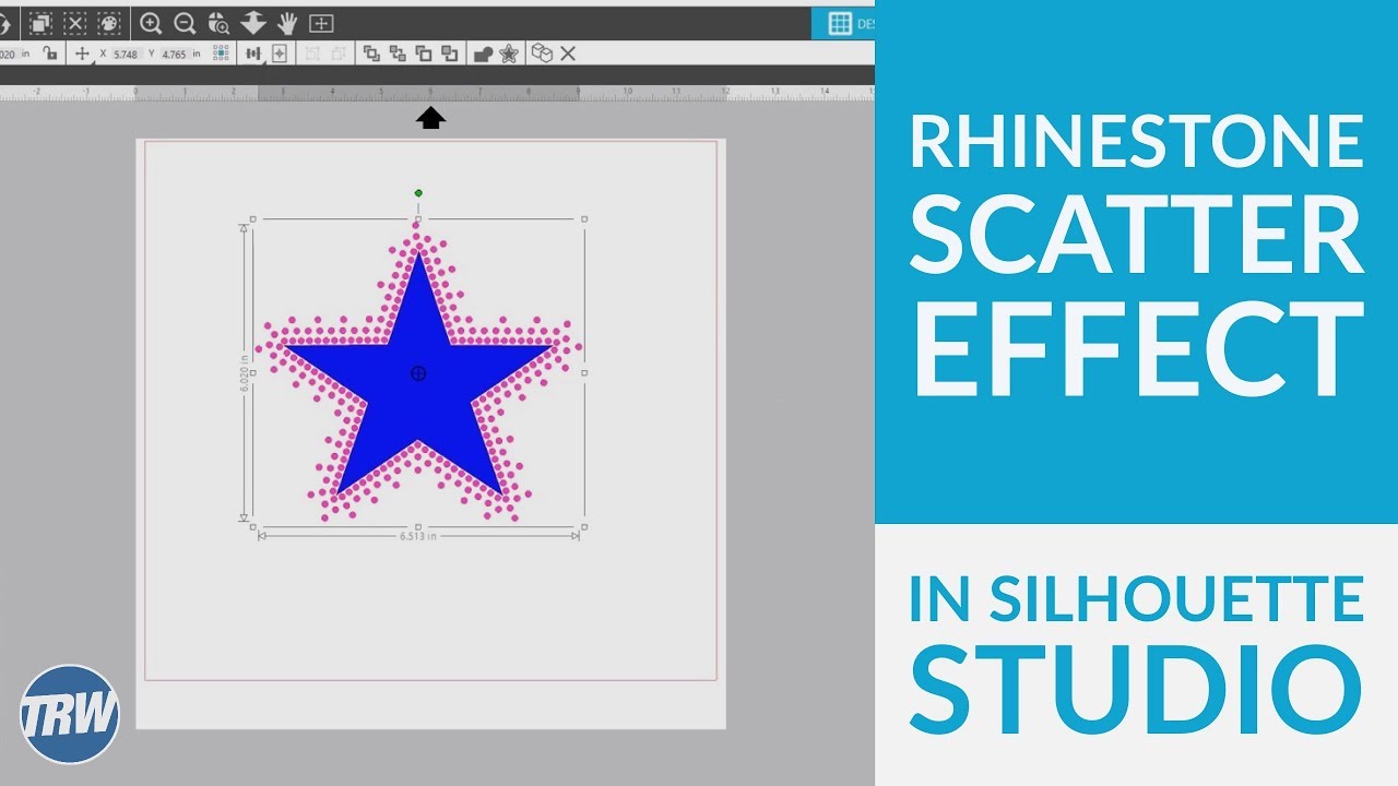 Creating Rhinestone Scatter Effects in Silhouette Studio