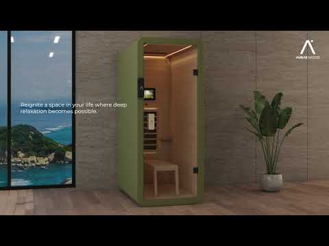 Aurae Wood Wellness Room: Ultimate Smart Full-Spectrum Pod for Home Healing