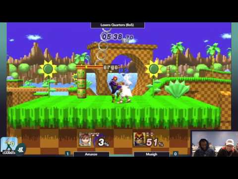 [Level Up Games PM — 5/30/17] LQuarters: Amanze (Pit) v. Musigh (Captain Falcon)
