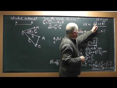 1/2 Lectia 1647 Clasa 9 - Vectori Calculul vectorial Probleme de geometrie rezolvate vectorial