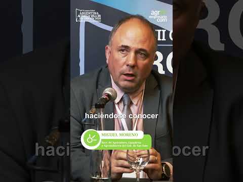 Miguel Moreno Mas - Secretario de Agricultura, Ganaderia y Agroindustria de la Provincia de San Juan