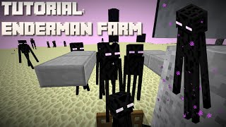 Minecraft: Enderman Farm (Simple, Easy &amp; Fast for Survival) 1.12/1.11/10/9/8