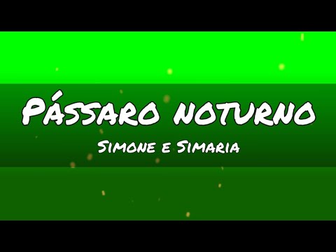 Pássaro noturno - Simone e Simaria (letra)