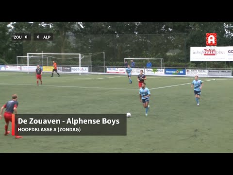 Samenvatting De Zouaven - Alphense Boys (zondag 29 augustus)