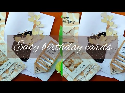 DIY Birthday cards ideas||vintage theme||Malayalam||SHAIMA's HUT