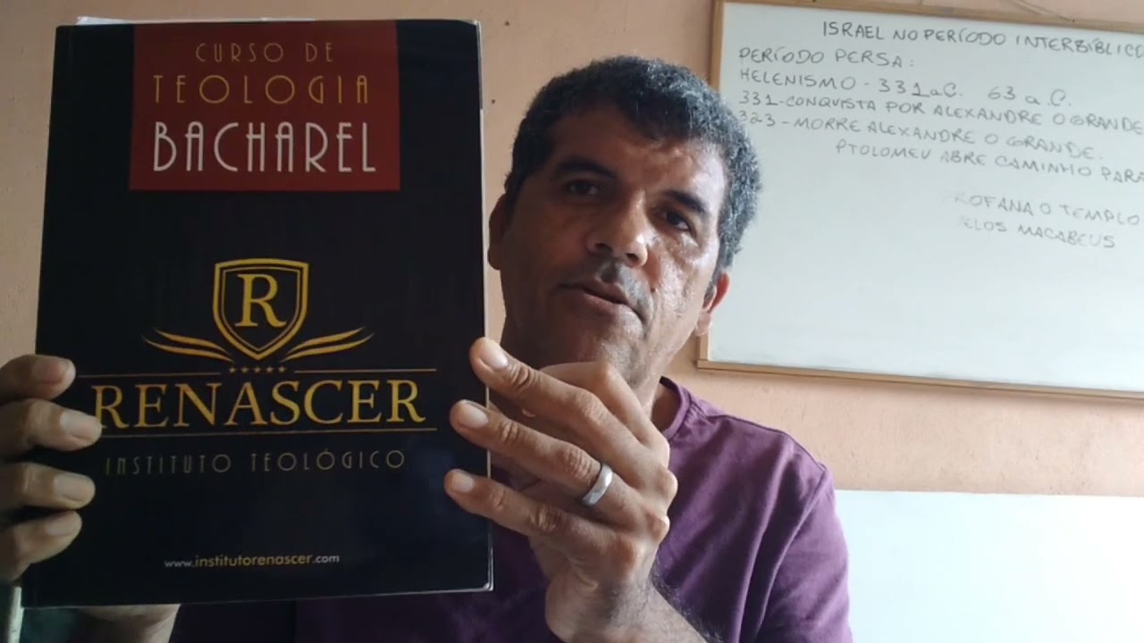 Curso de Teologia Bacharel Livre do Renascer Instituto Teológico.