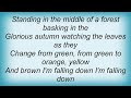 Sixpence None The Richer - Falling Leaves Lyrics