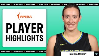 Marina Mabrey pours in 16 PTS for the Wings in their loss to the Mystics. by WNBA