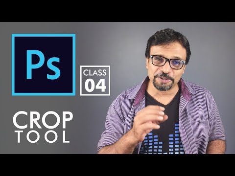 Crop Tool Adobe Photoshop for Beginners Class 4 Urdu Hindi