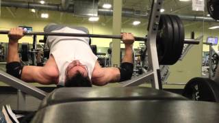 preview picture of video '315# Decline Bench Press  - 1 Rep Max'