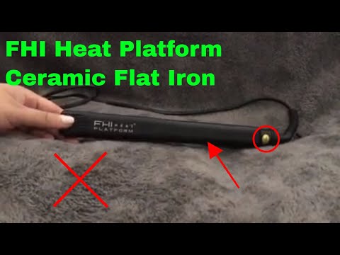 ✅ How To Use FHI Heat Platform Ceramic Flat Iron Review