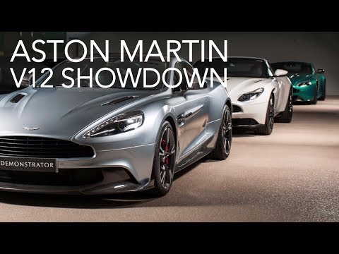 V12 Aston Martin test with STG and RC. Vanquish S - V12 Vantage - DB11