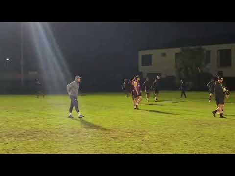 Michael training with the big boys - Auckland Sale'imoa Rugby