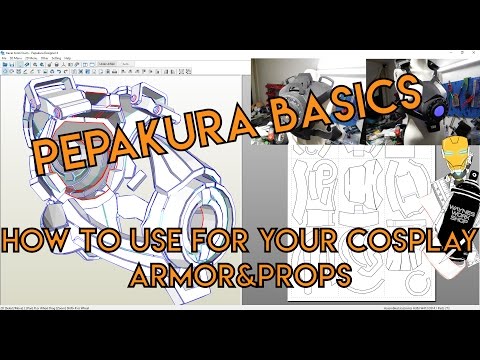 Pepakura basics, how to use for your foam cosplay armor and props