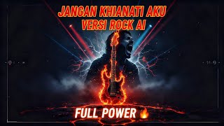 Download lagu Jangan Khianati Aku - Azlan & The Typewriter (AI Cover) | Versi ROCK FULL POWER 🔥 @jikalanKMusic  mp3