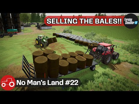 Selling Silage Bales, Sowing Sorghum, Forestry, Buying New Land - No Man's Land #22 FS22 Timelapse