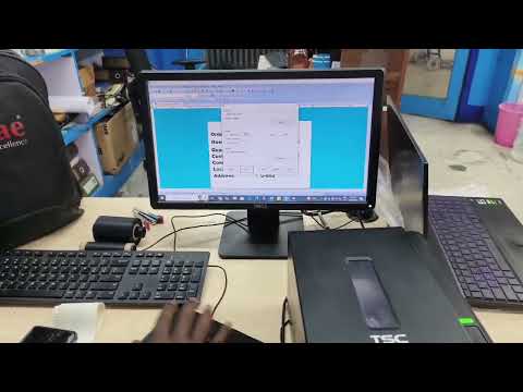 TSC Barcode printer barcode label printing through Excel sheet.