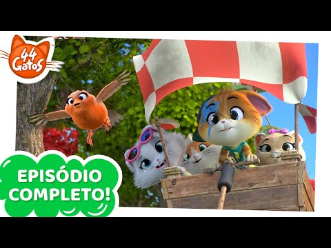 44 Gatos | EPISODIO COMPLETO | O Resgate do Filhote de Robin | Temporada 1 Episódio 33
