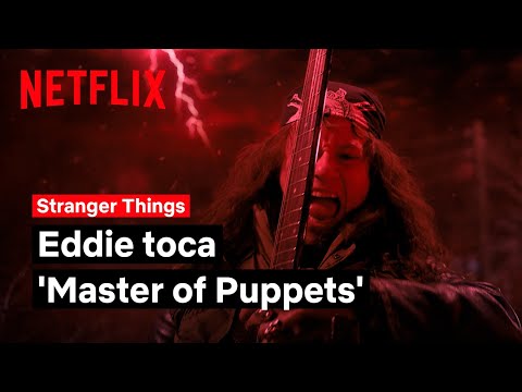Eddie Munson toca Metallica no Upside Down | Stranger Things | Netflix