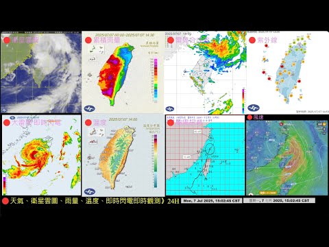 LiveⒼ01天氣、雨量、溫度即時觀測》 #衛星雲圖 #累積雨量 #雷達合成波 #紫外線 #即時閃電 #溫度 Love Song 🅣ⓁⓈ204 - 全景