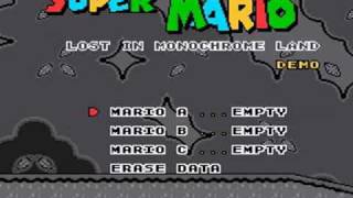preview picture of video 'SMW HACK: Super Mario Lost in Monochrome  Land (old demo)'