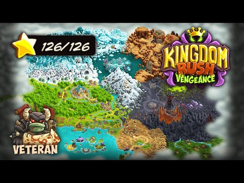 Kingdom Rush Vengeance FULL GAME + 2 DLCs | Veteran | 3 Stars | No Lives Lost