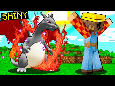 CATCH THE FIRST SHINY POKEMON IN MINECRAFT! - PIXEBLOCK EP3