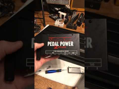 Voodoo Lab Pedal Power 2 Plus mount with Pedaltrain PT-VDL-MK mounting kit