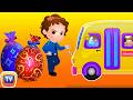 ChuChu TV Police Save School Children From Bad Guys In The School Van ChuChu TV Surprise Eggs Toys