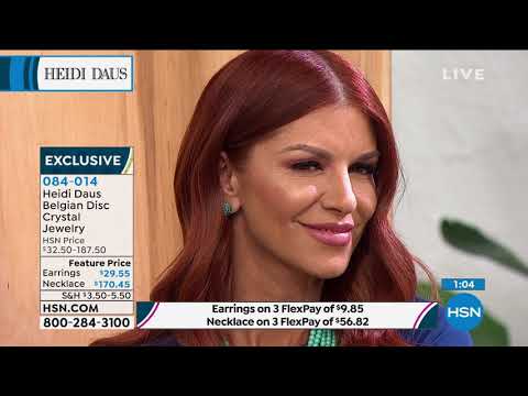 Heidi Daus Baby Belgian Disc Crystal Stud Earrings