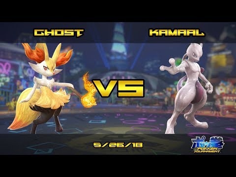 Pokken @ Combo Breaker 2019 - Ghost (Braixen) vs Kamaal (Mewtwo) - Winner's Quarters