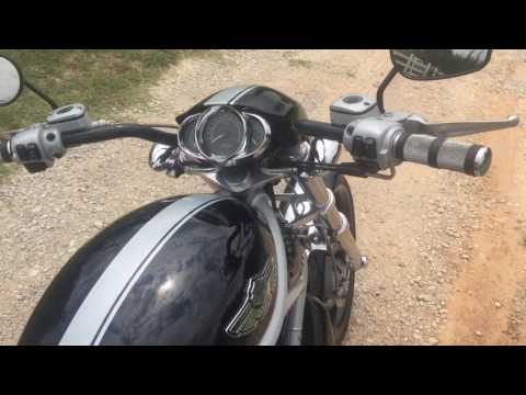 2003 Harley V-Rod with a Wide Tire Kit