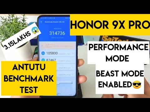 Honor 9x pro 3lakhs in antutu with performance mode enabled