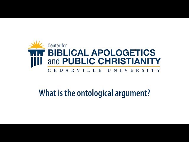Thumbnail for video titled: What Is the Ontological Argument?