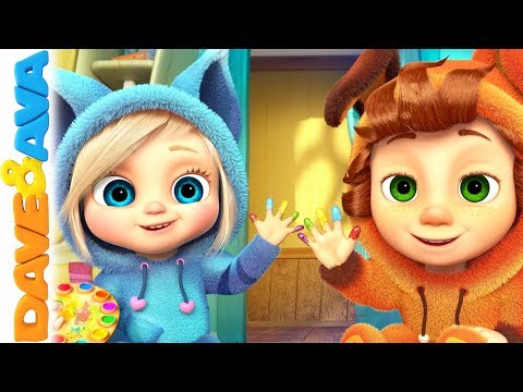 🎨 Learn Colors with Dave and Ava | Nursery Rhymes and Kids Songs 🎨